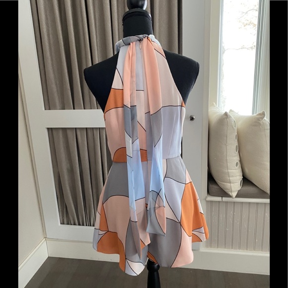 NWOT C/MEO Collective Colorful Romper - Picture 4 of 11